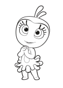 Kate en Mim-Mim Online Coloring